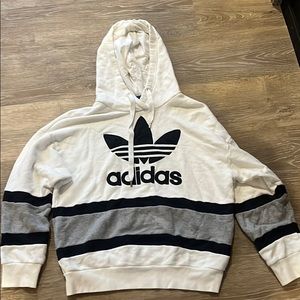 Adidas knit texture sweatshirt/hoodie
